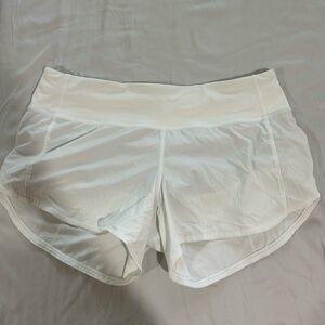 lululemon athletica White Athletic Shorts